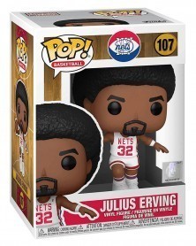 Funko POP NBA Legends - Nets - Julius Erving (Home) caixa