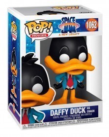 Funko POP Movies - Space Jam 2 - Daffy Duck (as Coach) caixa