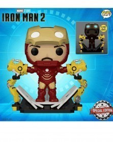 Funko POP Marvel - Iron Man 2 - Iron Man w/Gantry (GITD)