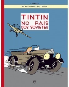 Tintin - No País dos Sovietes (Ed.Portuguesa A CORES) capa