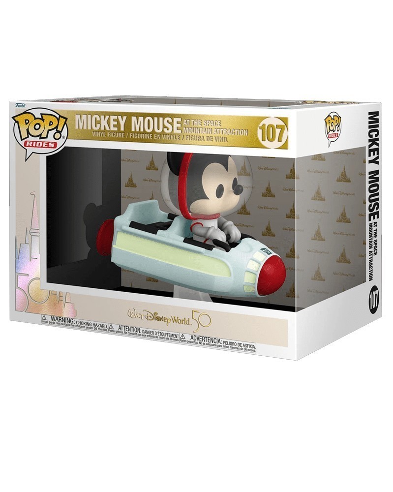 POP Rides Disney - Mickey Mouse at The Space Mountain Attraction caixa