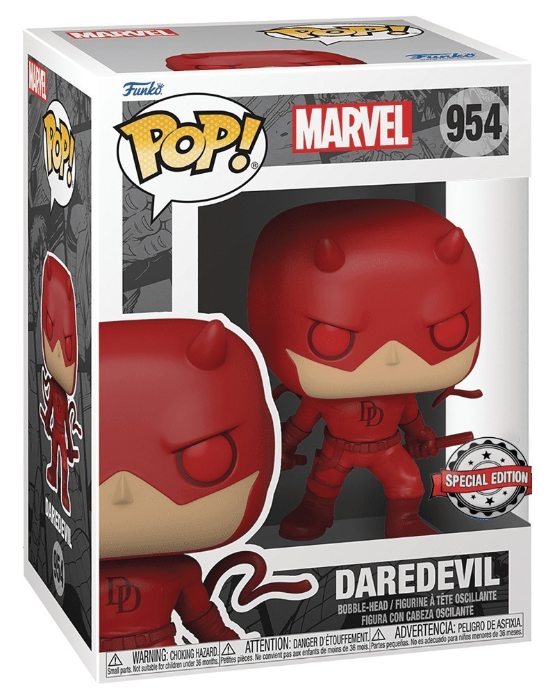 Funko POP Marvel - Daredevil (PX Exclusive 954) caixa