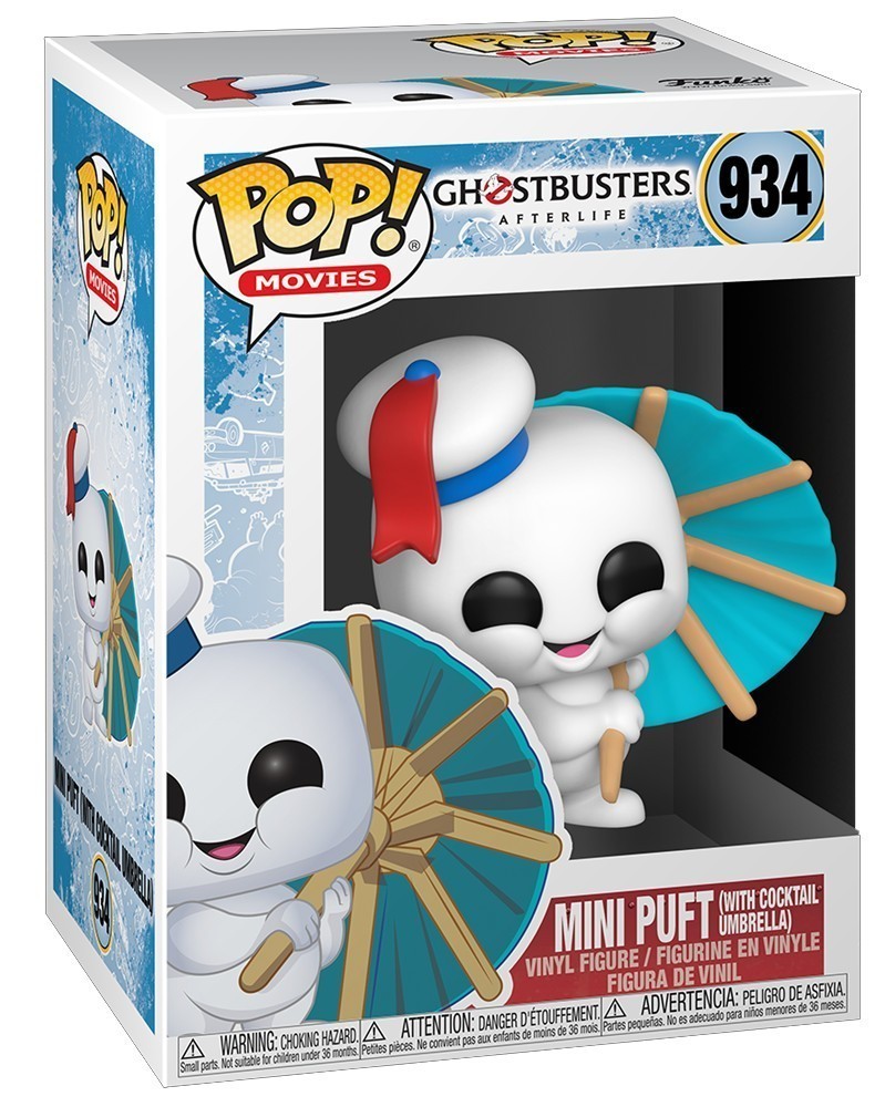 Funko POP Movies - Ghostbusters: Afterlife - Mini Puft (w/Cocktail Umbrella)