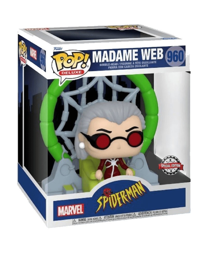 Funko POP Marvel - Spider-Man Animated Series - Madam Web (SE) caixa