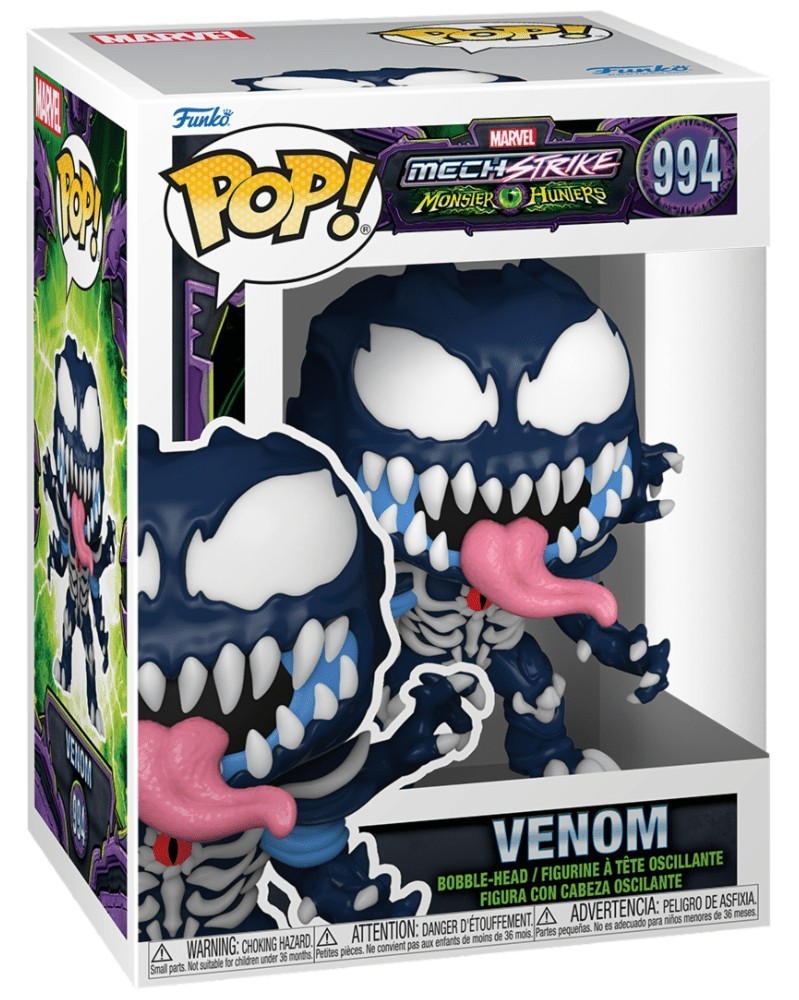 PREORDER! POP Marvel Mech Strike Monsters Hunters - Venom caixa
