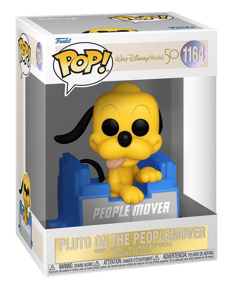 Funko POP Disney World 50 - Pluto on The People Mover caixa