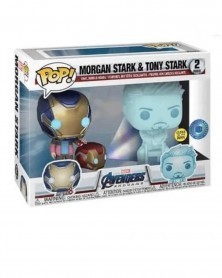 Funko POP Marvel - Avengers: Endgame - Morgan & Tony Stark (2-Pack) caixa