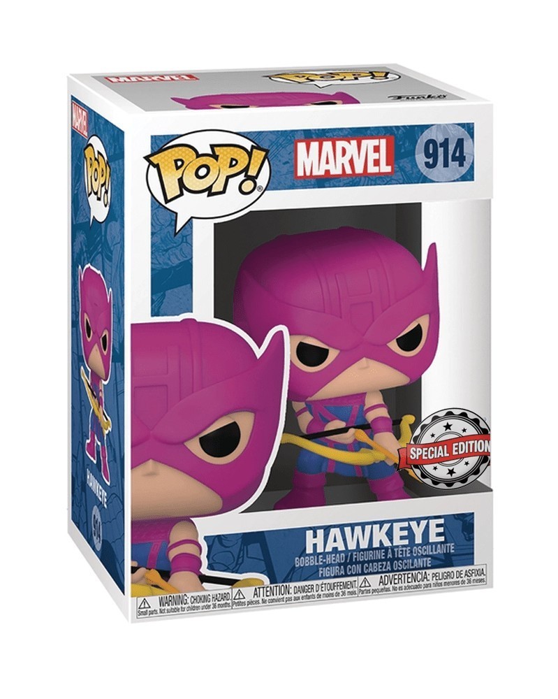 Funko POP Marvel - Classic Hawkeye (PX Exclusive) caixa
