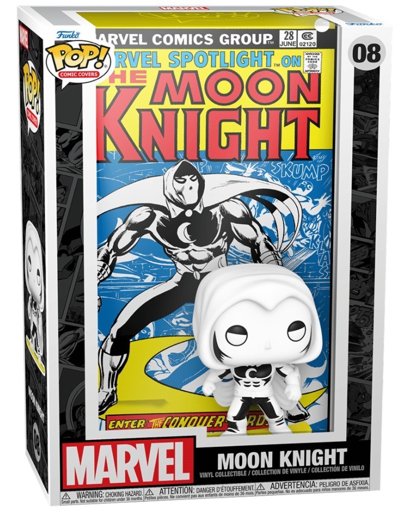 PREORDER! Funko POP marvel Comic Covers - Moon Knight (1st Appearance) caixa