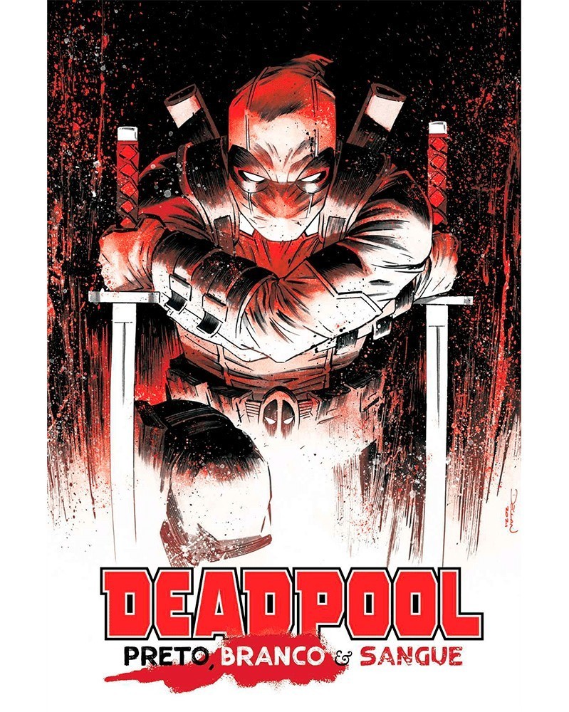 Deadpool: Preto, Branco e Sangue (Ed.Portuguesa, capa dura)
