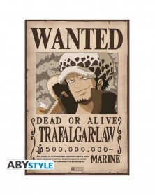 Poster One Piece - Wanted Trafalgar Law