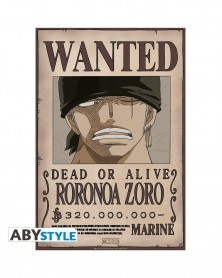Poster One Piece - Wanted Zoro
