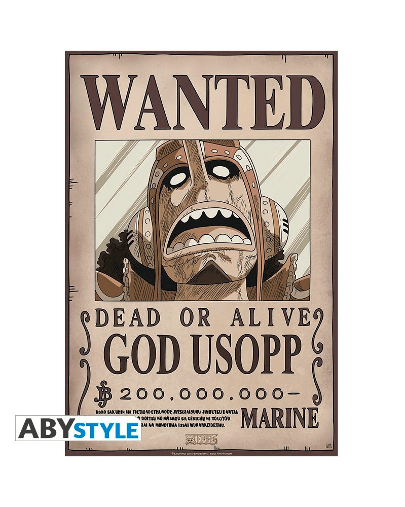 Poster One Piece - Wanted Usopp
