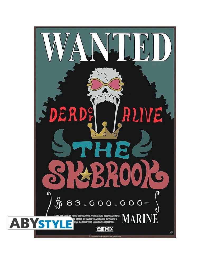 Poster One Piece - Wanted Brook
