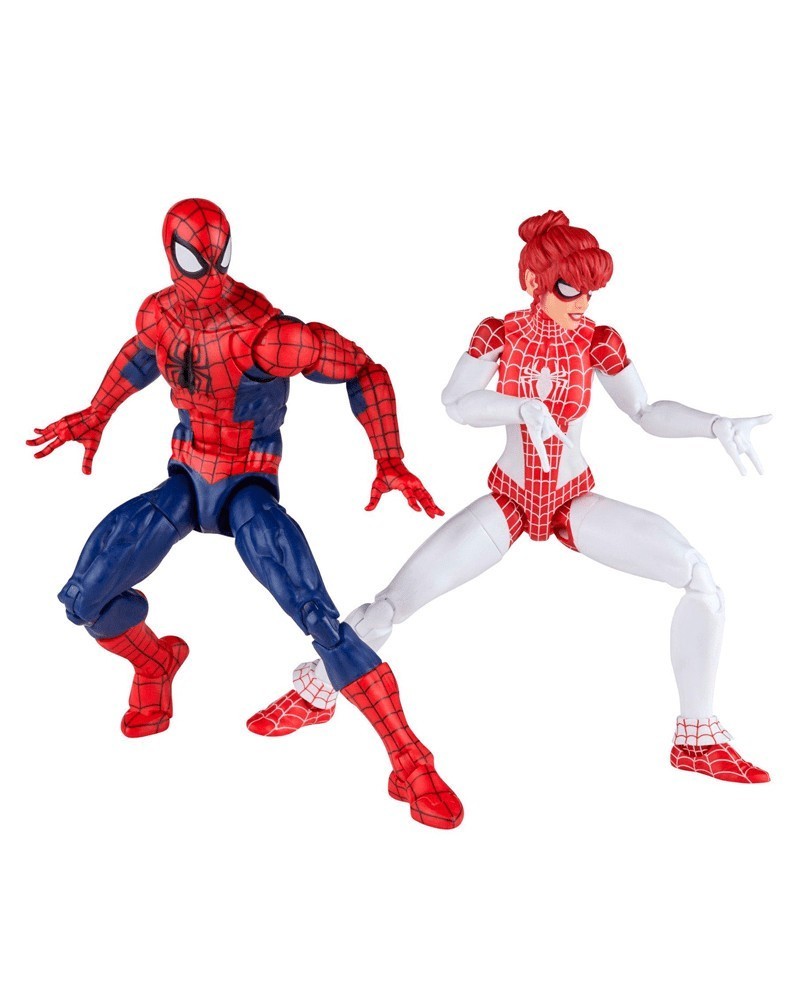 Marvel Legends Series Action Figure - The 60th Anniversary The Amazing Spider-Man - Spider-Man and Spinnert 2 Pack
