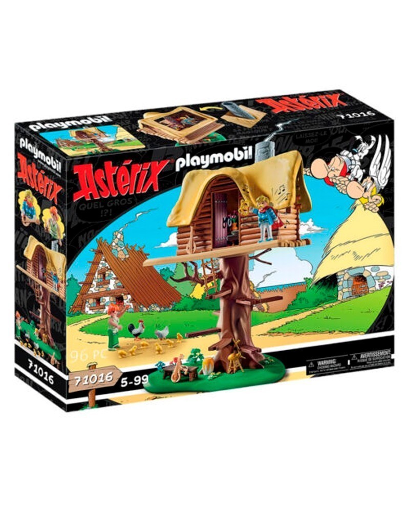 Playmobil Astérix: Cacofonix com casa na árvore