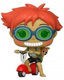 Funko POP Anime - Cowboy Bebop - Ed on Scooter with Ein