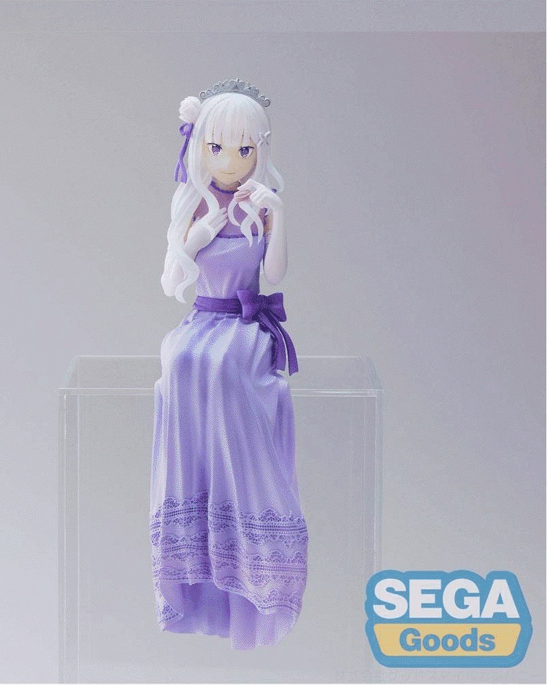 Re: Zero - Lost in Memories PVC Statue: Emilia (Dressed-up party) 14 cm