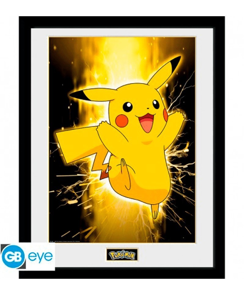 Pókemon Pikachu Framed Print