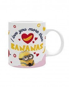 Caneca Minions Love "I Love You More Than Bananas"