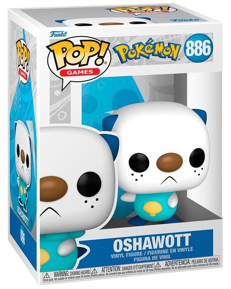 Funko POP Games - Pokémon - Oshawott caixa