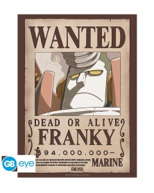 Poster One Piece - Wanted Franky