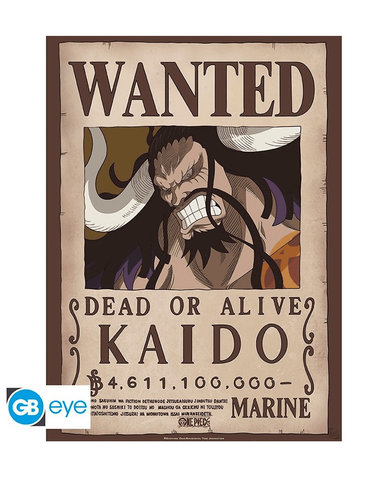 Poster One Piece - Wanted Kaido