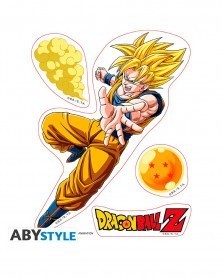 Stickers 16x11cm Dragon Ball Z - Goku & Vegeta