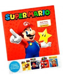 Caderneta Super Mário Play Time Sticker (versão alemã)