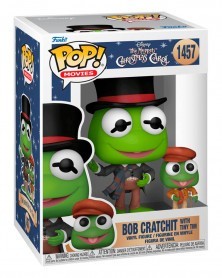 PREORDER! Funko POP Muppets Christmas Carol - Bob Cratchit w/Tiny Tim (Kermit)