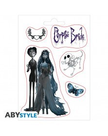 Stickers 16x11cm Corpse Bride - Characters