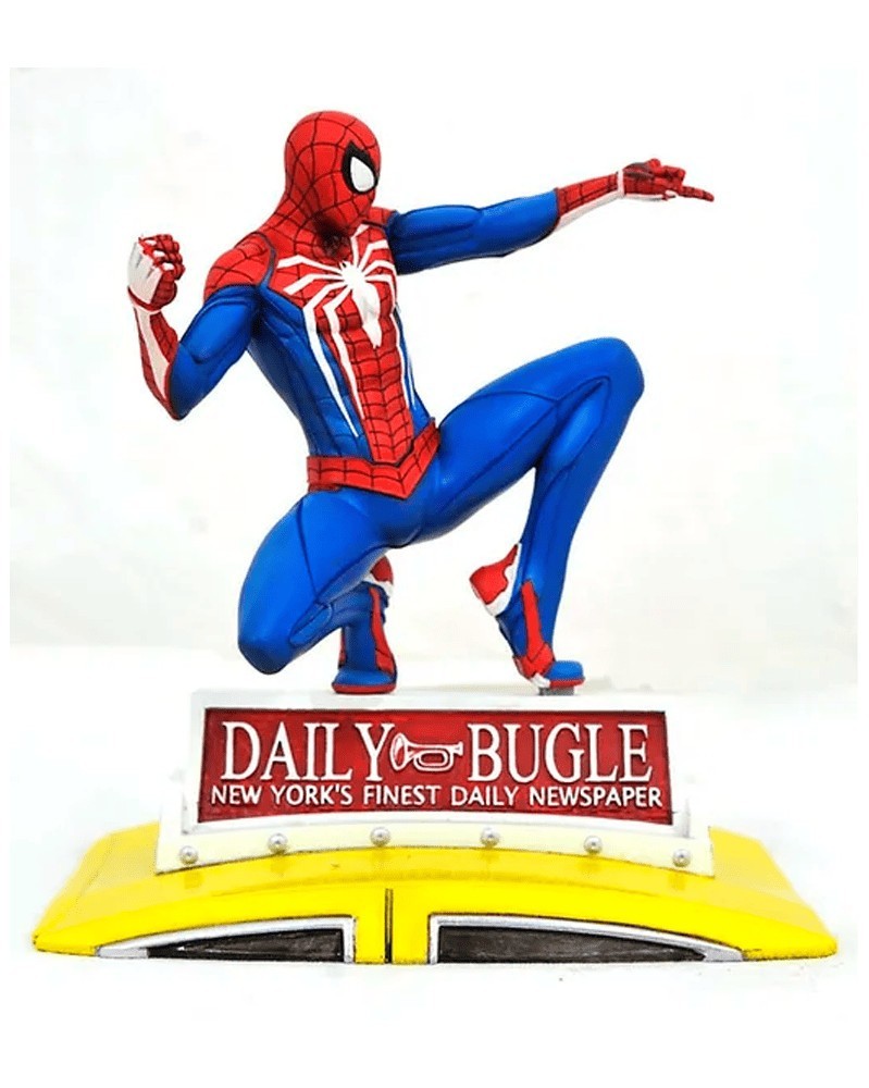 Spider-Man 2018 Marvel Video Game Gallery PCV Figure - Spider-Man on Taxi 23 cm