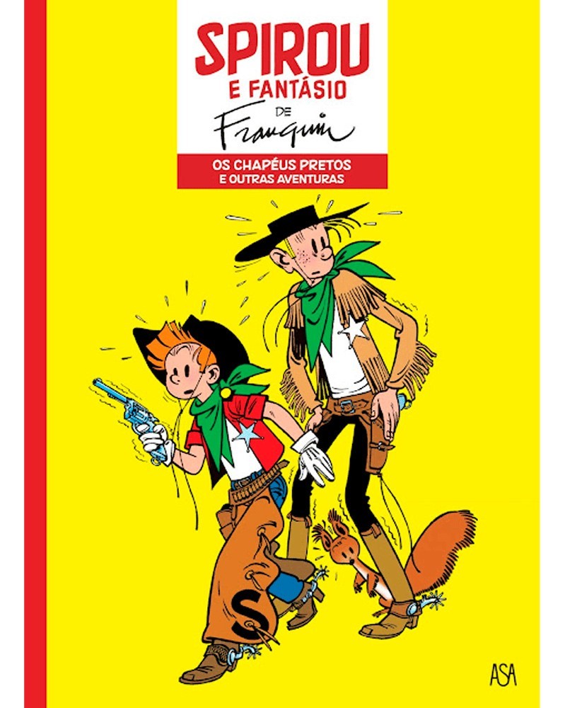 Spirou e Fantásio Vol. 10 -  Os Chapéus Pretos e outras aventuras (Ed.Portuguesa, capa dura)