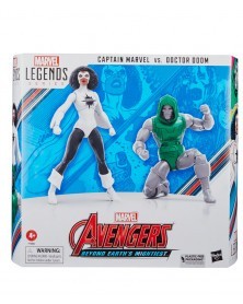 Avengers: Beyond Earth's Mightiest Marvel Legends Action Figure - Captain Marvel vs Doctor Doom (15cm)