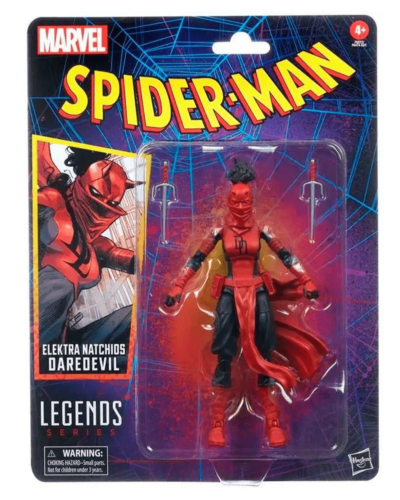 Marvel Legends Retro Collection - Spider-Man - Elektra Natchios, Daredevil