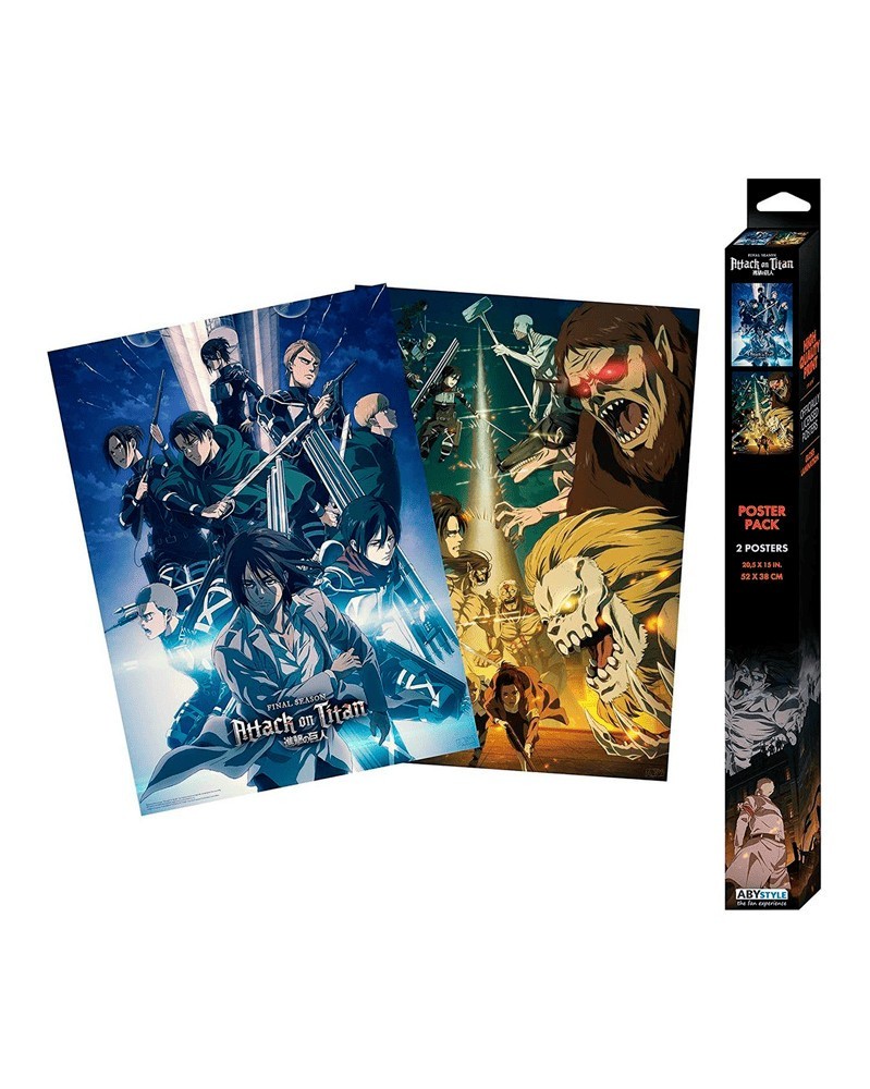 Set of 2 Posters - Attack on Titan