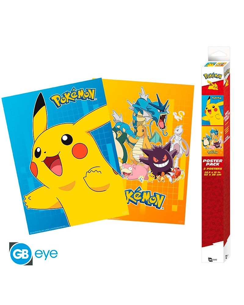 Set of 2 Posters - Pokémon