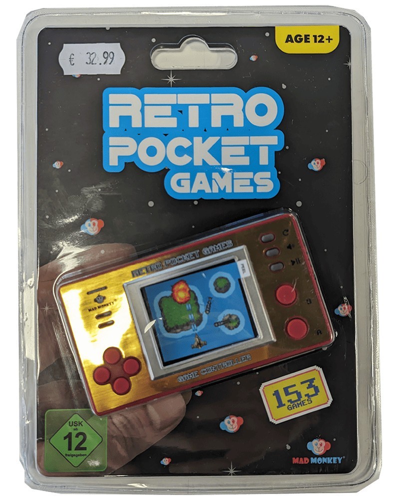 Mad Monkey Retro Pocket Games Console