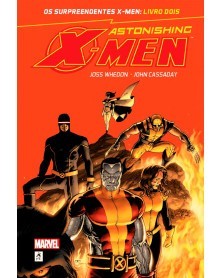 Astonishing X-Men Livro Dois, de Joss Whedon e John Cassaday (Ed. Portuguesa, Capa Dura)