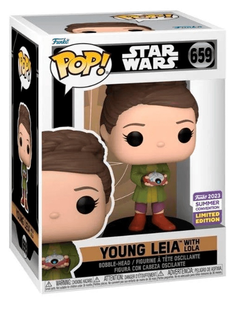 Funko POP Star Wars - Leia with Lola (2023 Summer Convention Exclusive)