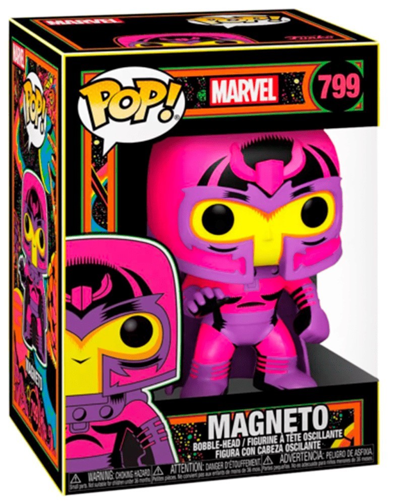 Funko POP Marvel - Magneto Exclusive (Black Light)