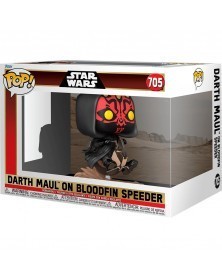 Funko POP Rides Deluxe Star Wars - The Phantom Menace Anniversary - Darth Maul on Bloodfin