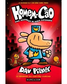 Homem-Cão Vol.03 - Uma História de Dois Gatinhos, de Dav Pilkey (Ed.Portuguesa)