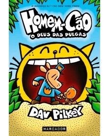 Homem-Cão Vol.05: O Deus das Pulgas, de Dav Pilkey (Ed.Portuguesa)