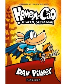 Homem-Cão Vol.06: O Grito Selvagem, de Dav Pilkey (Ed.Portuguesa)