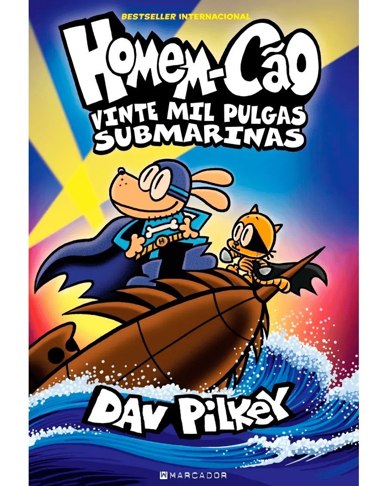 Homem-Cão Vol.11: Vinte Mil Pulgas Submarinas, de Dav Pilkey (Ed.Portuguesa)
