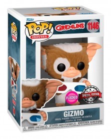 Funko POP Movies - Gremlins - Gizmo with 3D Glasses (Flocked)