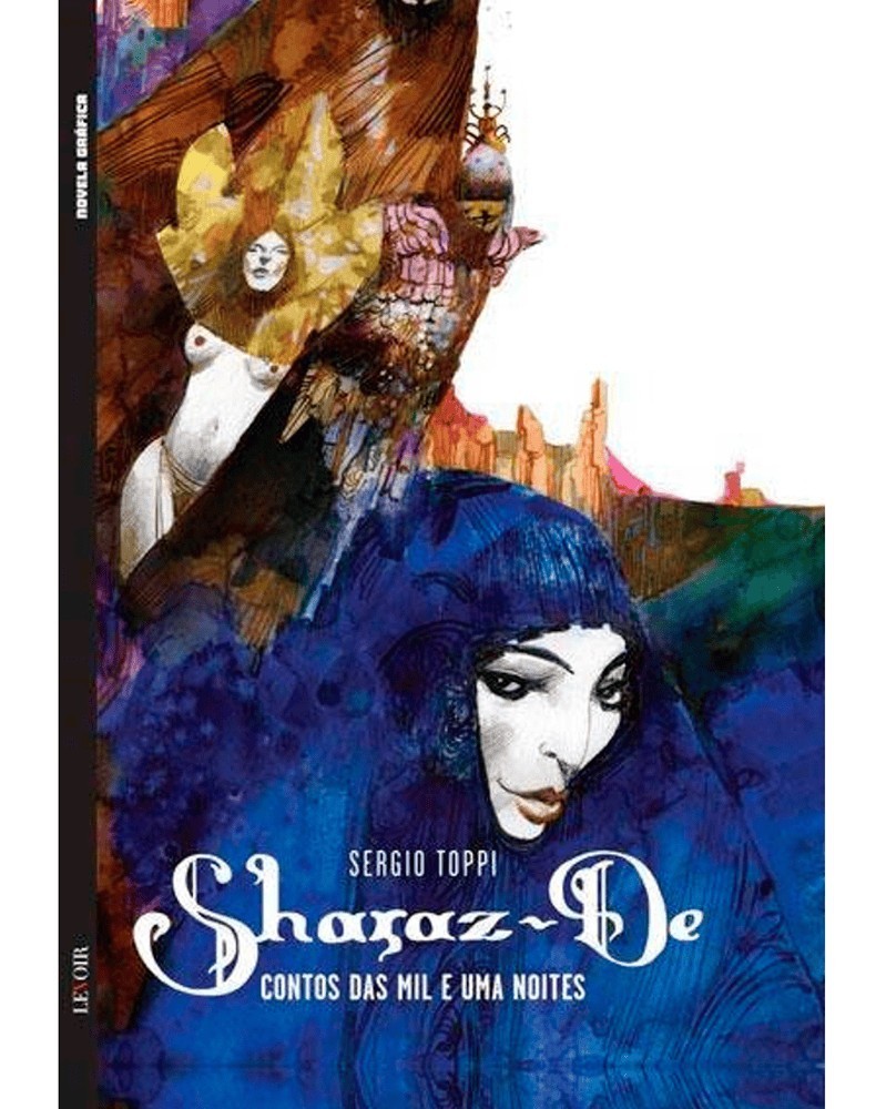 Sharaz-De: Contos das Mil e Uma Noites, de Sergio Toppi (Ed.Portuguesa, capa dura) Sharaz-De: Contos das Mil e Uma Noites, de Sergio Toppi (Ed.Portuguesa, capa dura)