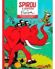 Spirou e Fantásio Vol. 11 -  Os Elefantes Sagrados e outras aventuras (Ed.Portuguesa, capa dura)