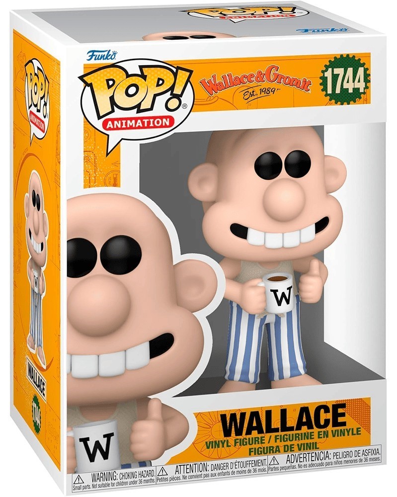 Funko POP Animation - Wallace & Gromit - Wallace in Pijamas Funko POP Animation - Wallace & Gromit - Wallace in Pijamas